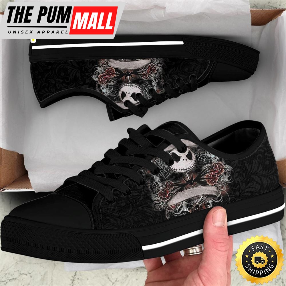 Jack Skellington Women Low Top Shoes