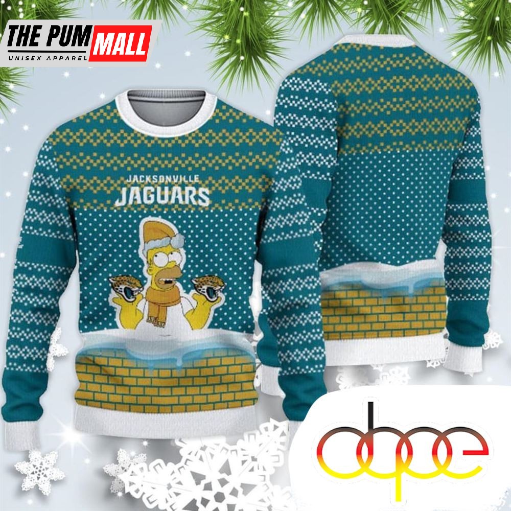Jacksonville Jaguars Christmas Simpson Sweater For Fans