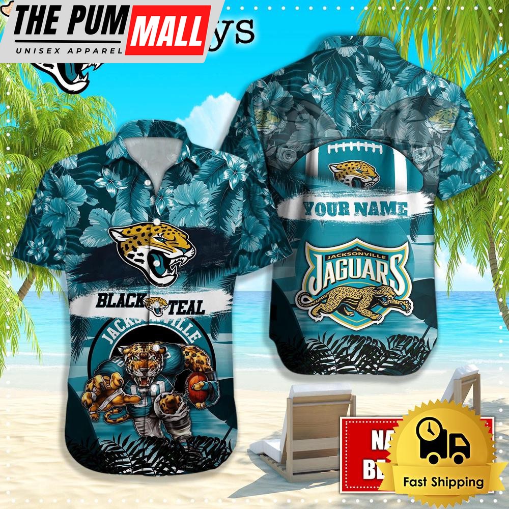 Jacksonville Jaguars Mascot Football Hawaiian Shirt, NFL Aloha Shirts