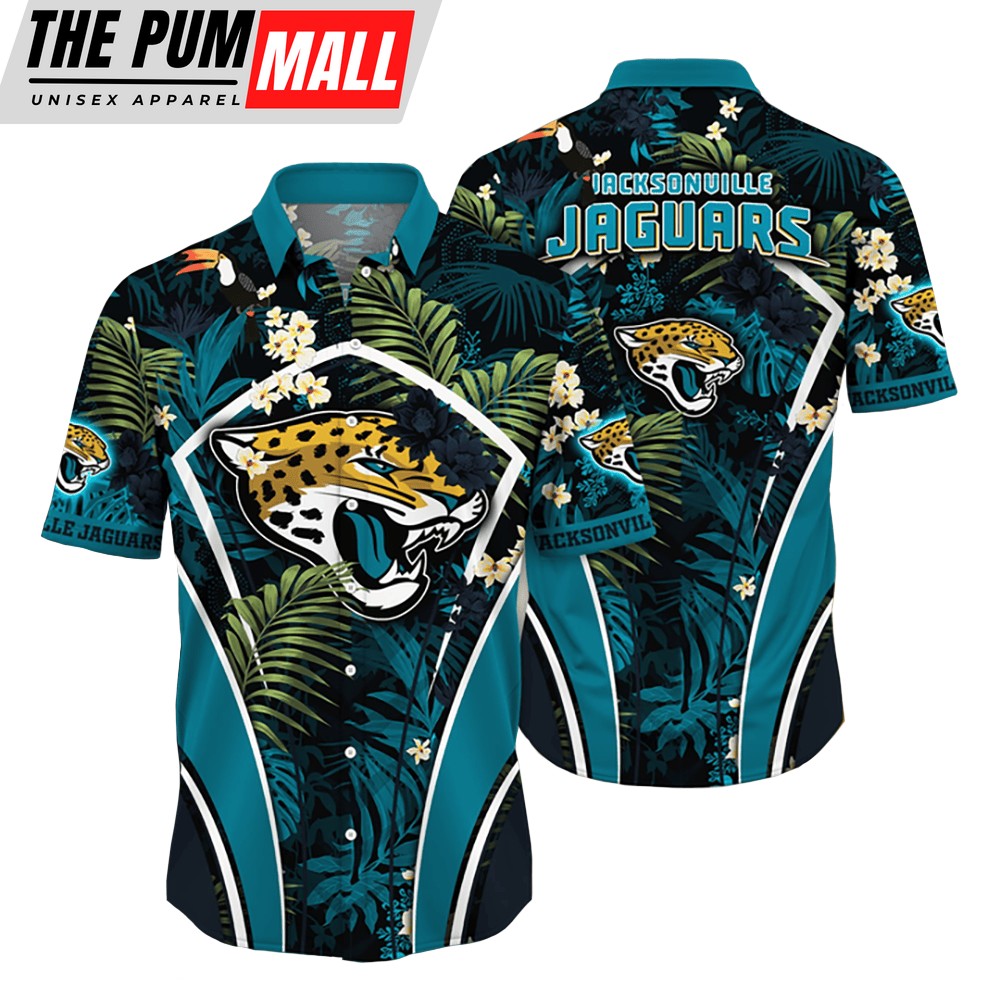 Jacksonville Jaguars NFL Flower Tropical Hawaiian Shirt