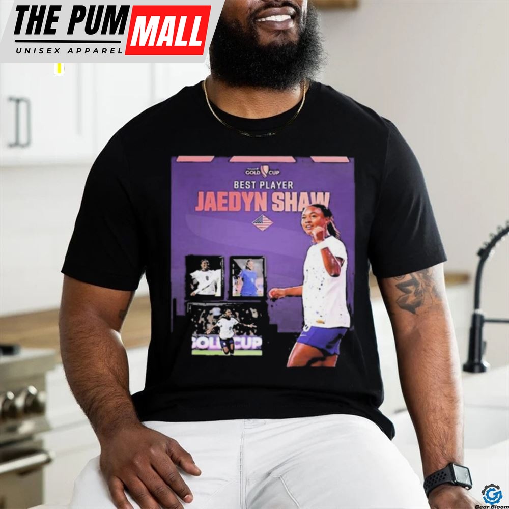 Jaedyn Shaw Best Player 2025 Concacaf W Gold Cup MVP Shirt
