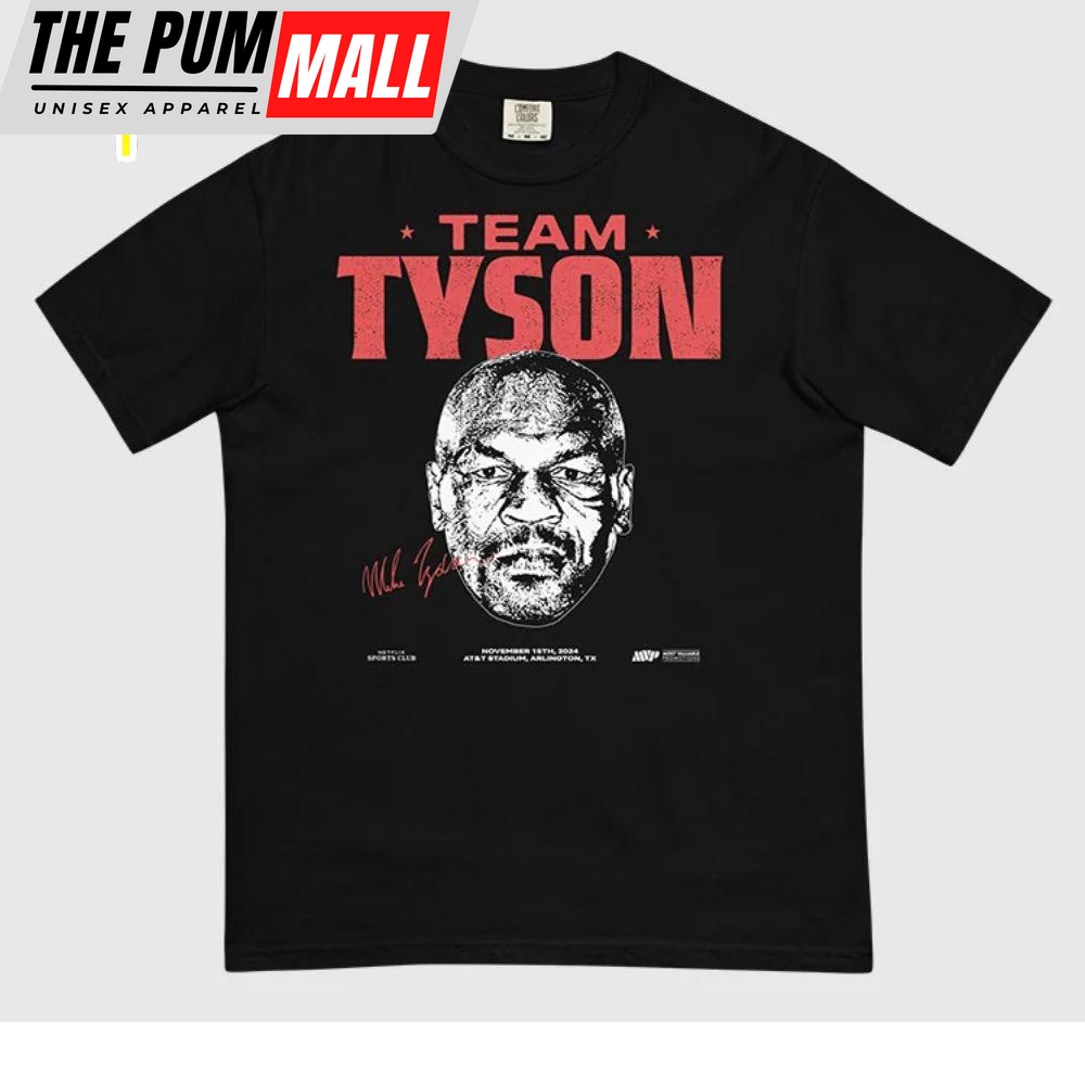 Jake Paul Vs. Mike Tyson Team Tyson Comfort Colors T-Shirt