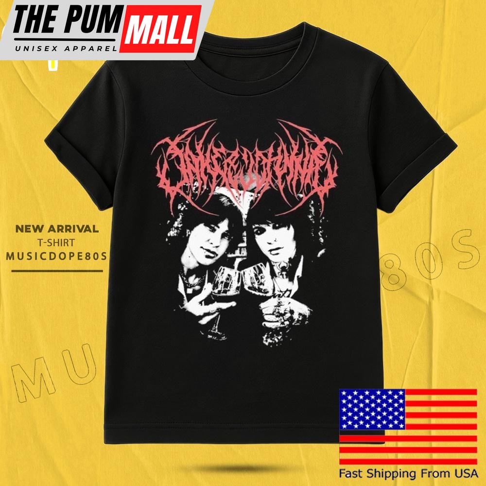 Jake Webber And Johnnie Guilbert Wine Metal T Shirt