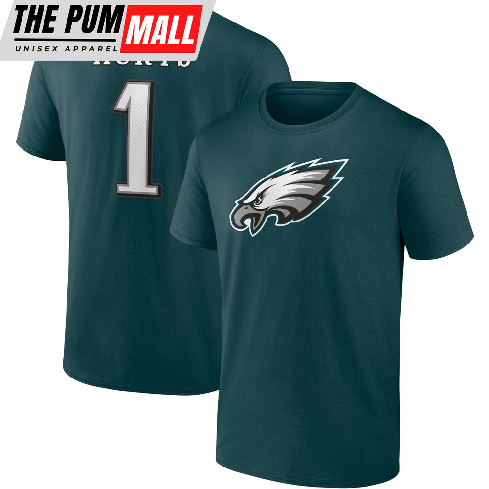 Jalen Hurts Philadelphia Eagles Branded Player Icon Midnight Green T-shirt