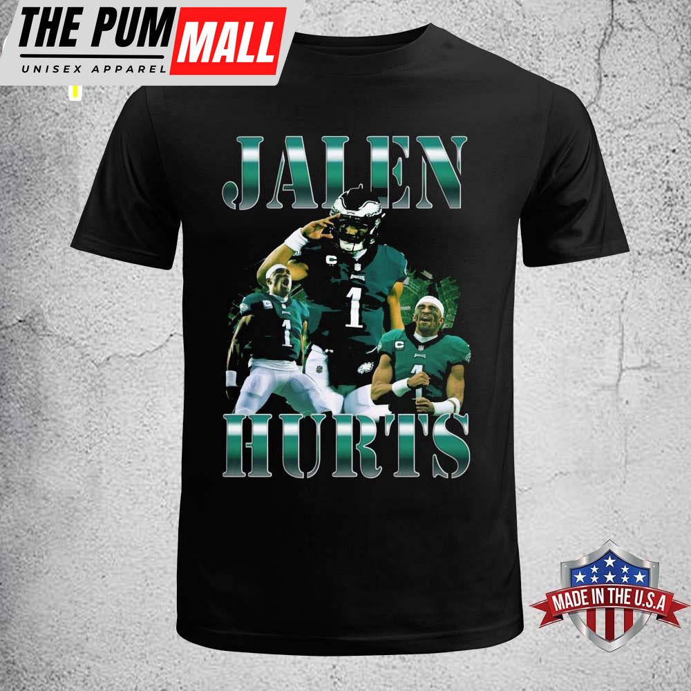 Jalen Hurts Vintage 90s Football Unisex T-Shirt