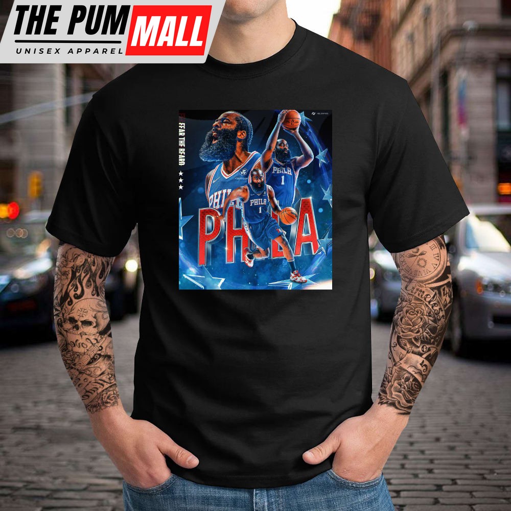 James Edward Harden Philadelphia 76ers NBA T-shirt