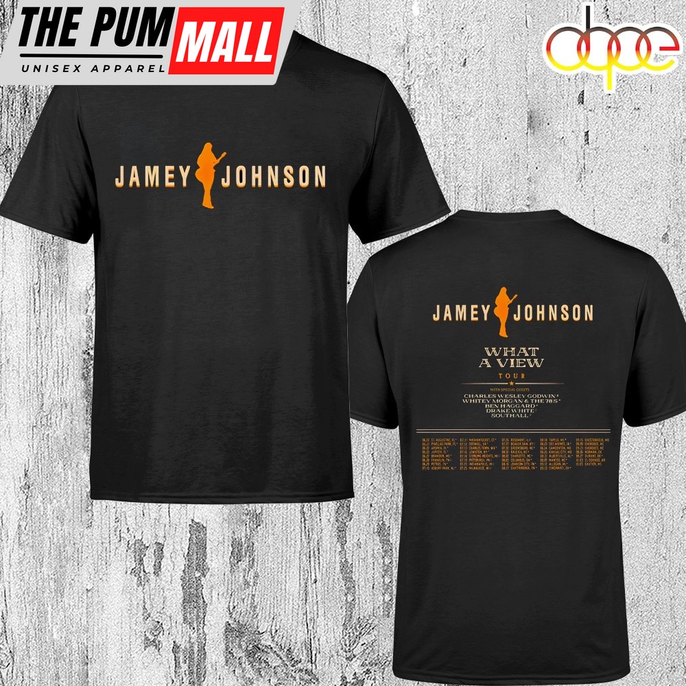 Jamey Johnson – What A View Tour 2025 Unisex T-Shirt