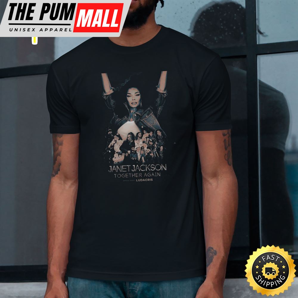 Janet Jackson Announces 2025 Together Again North American Tour 2025 T-shirt