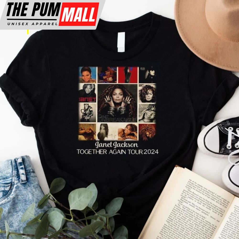 Janet Jackson Together Again 2025 Tour T-shirt