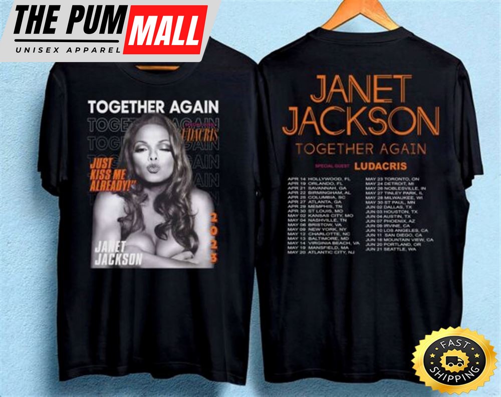 Janet Jackson Together Again Tour 2023 Shirt Gifts For Her