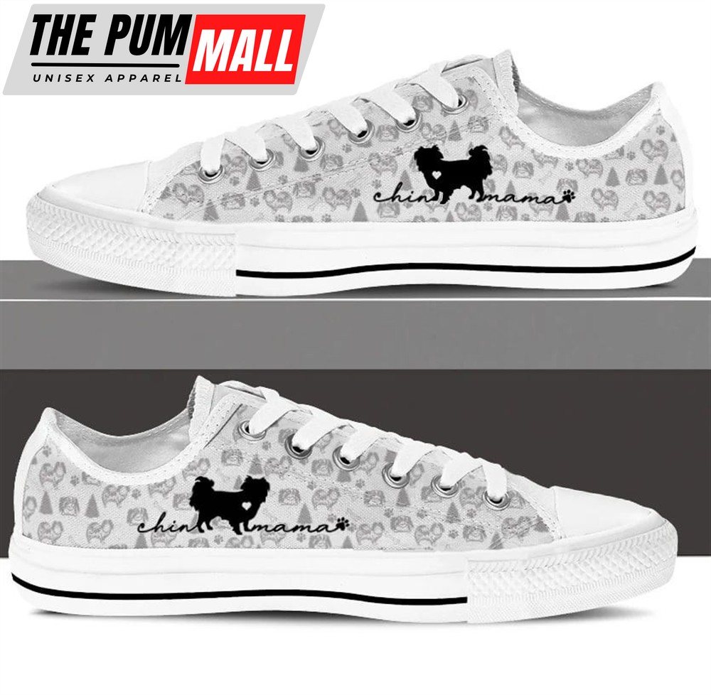 japanese-chin-low-top-shoes-sneaker-for-dog-walking-dog-lovers-gifts-for-him-dorcho8g Japanese Chin Low Top Shoes – Sneaker For Dog Walking – Dog Lovers Gifts for Him or Her
