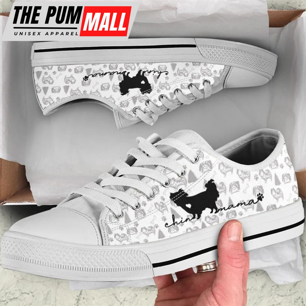 Japanese Chin Low Top Shoes – Sneaker For Dog Walking – Dog Lovers Gifts for Him or Her