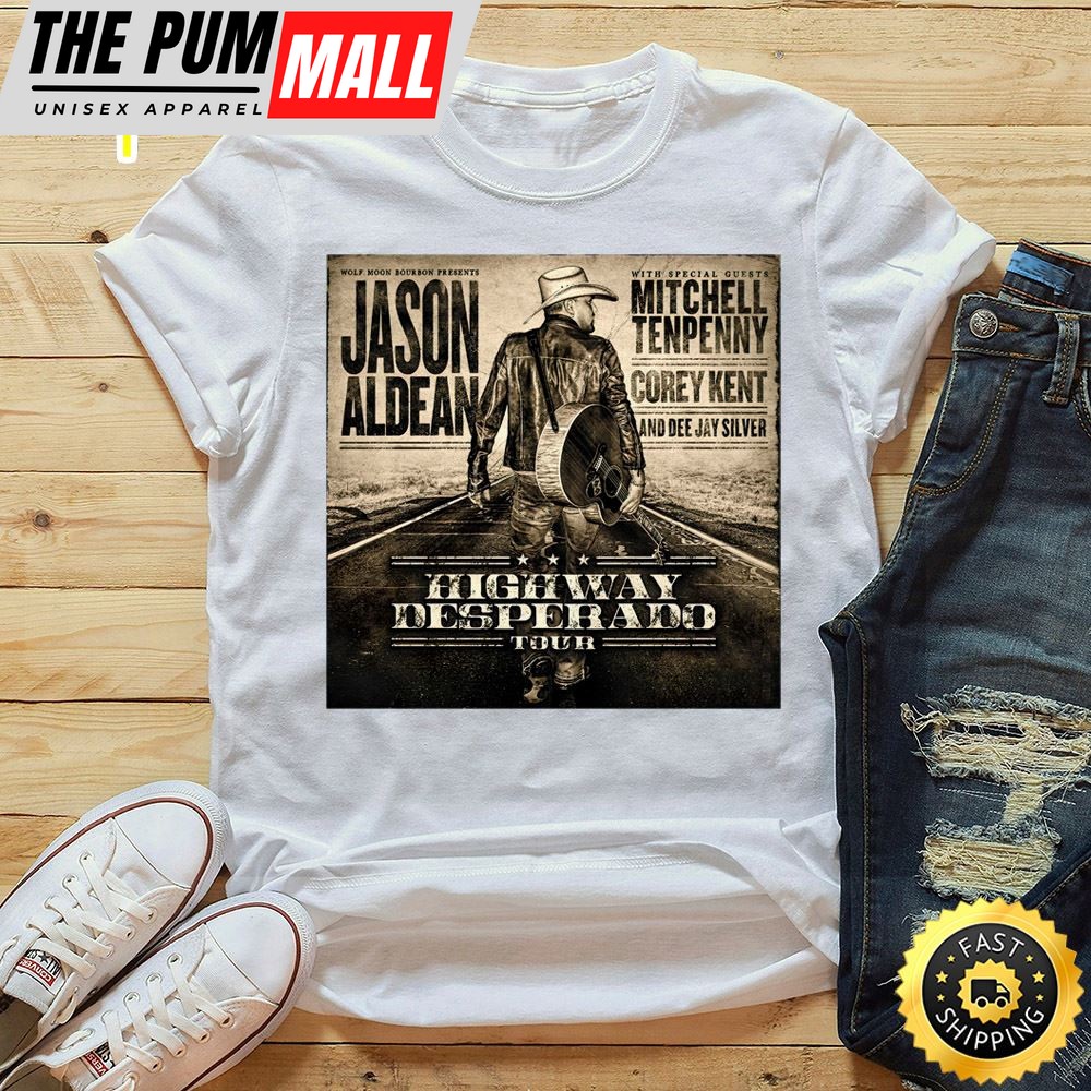 Jason Aldean Announces Highway Desperado Tour 202 Unisex T-Shirt