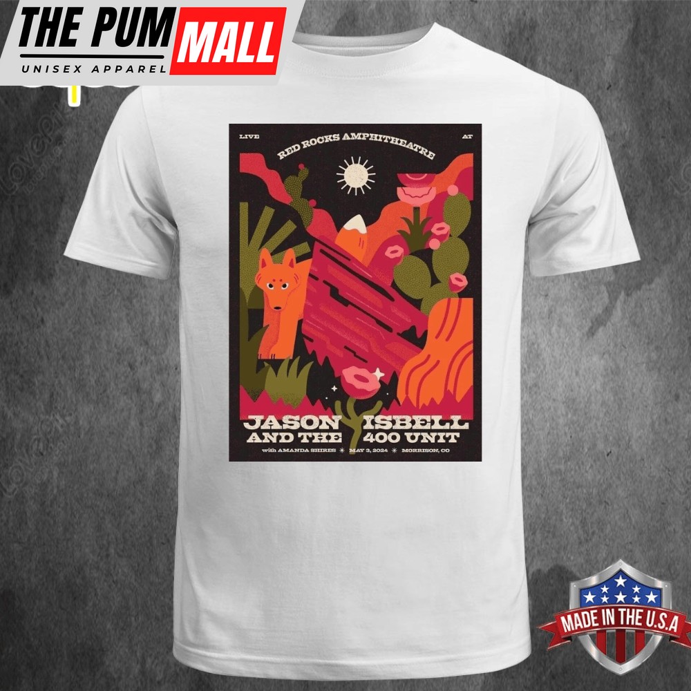 Jason Isbell And The 400 Unit Live In Morrison, CO On May 3, 2025 T-shirt