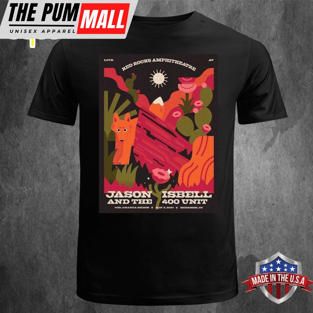 Jason Isbell And The 400 Unit Live In Morrison, CO On May 3, 2025 Unisex T-shirt