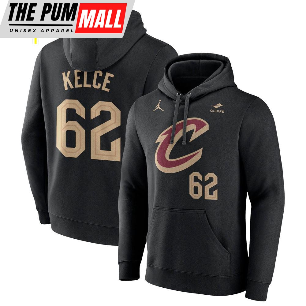 Jason Kelce Vs Travis Kelce Cleveland Cavaliers Hoodie Black