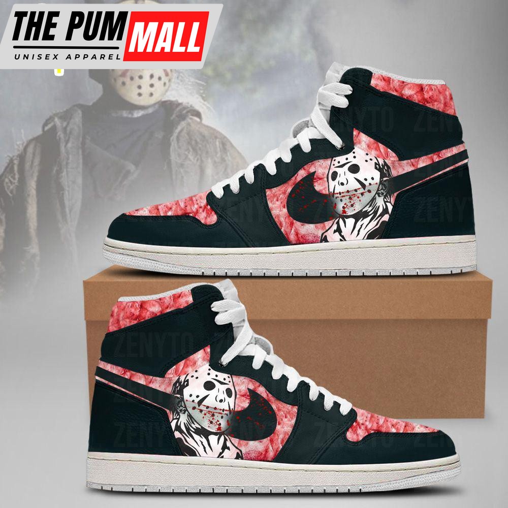 Jason Voorhees Air Jd 1 Sneakers