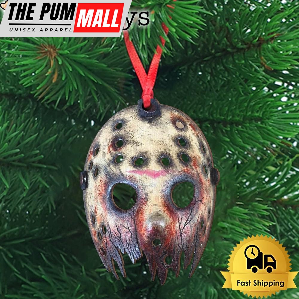 Jason Voorhees Half Mask Wooden Ornament Limited Edition