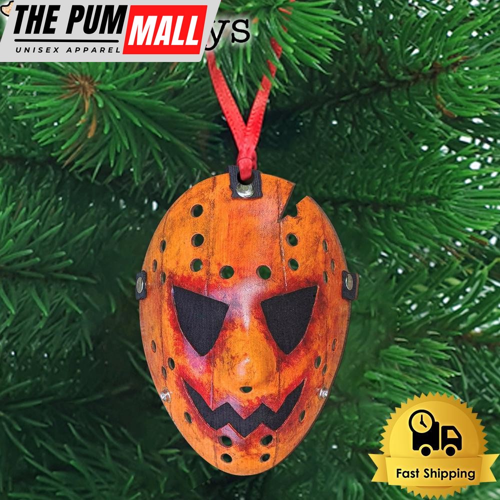 Jason Voorhees Mask Wooden Ornament 02 Limited Edition