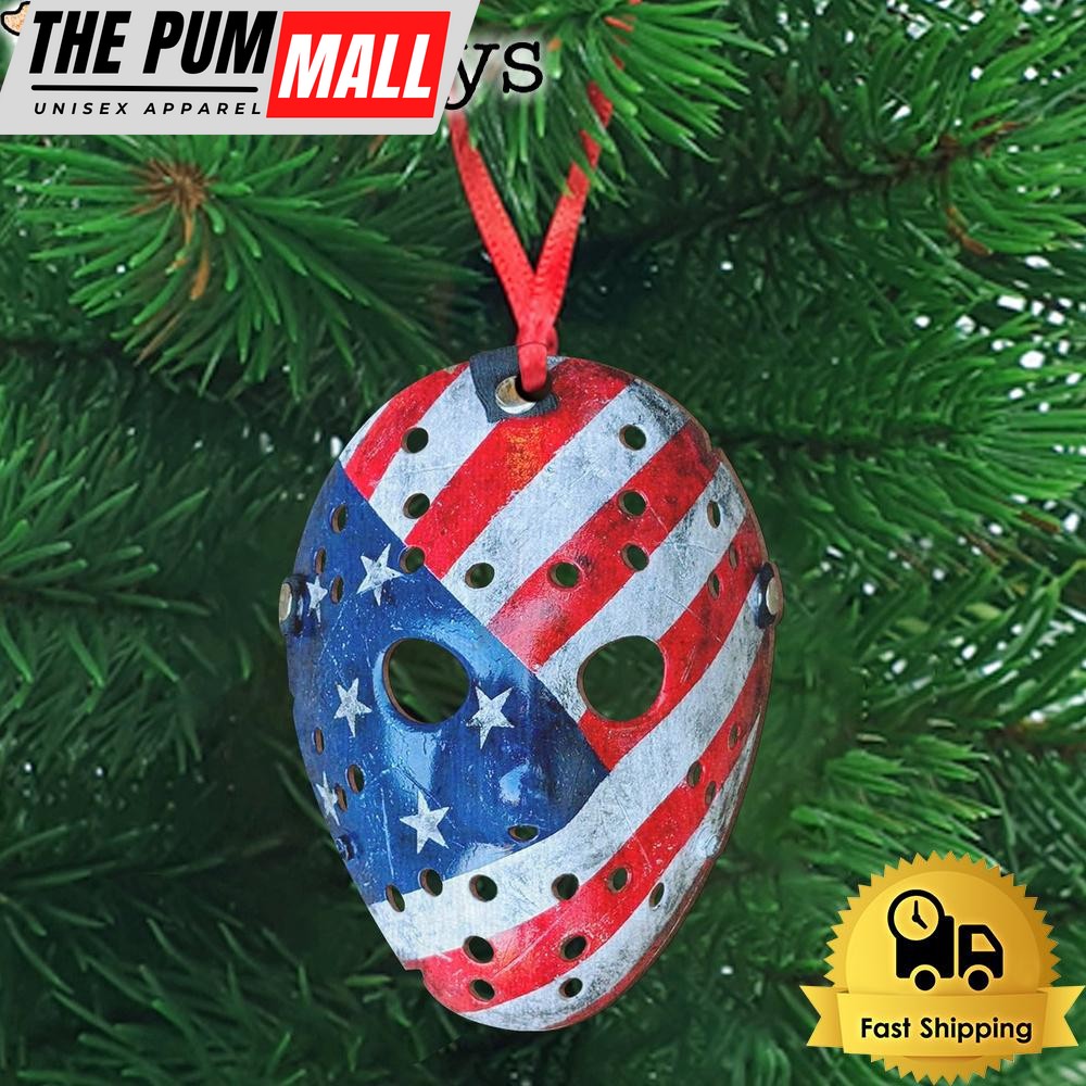 Jason Voorhees Mask Wooden Ornament 03 Limited Edition