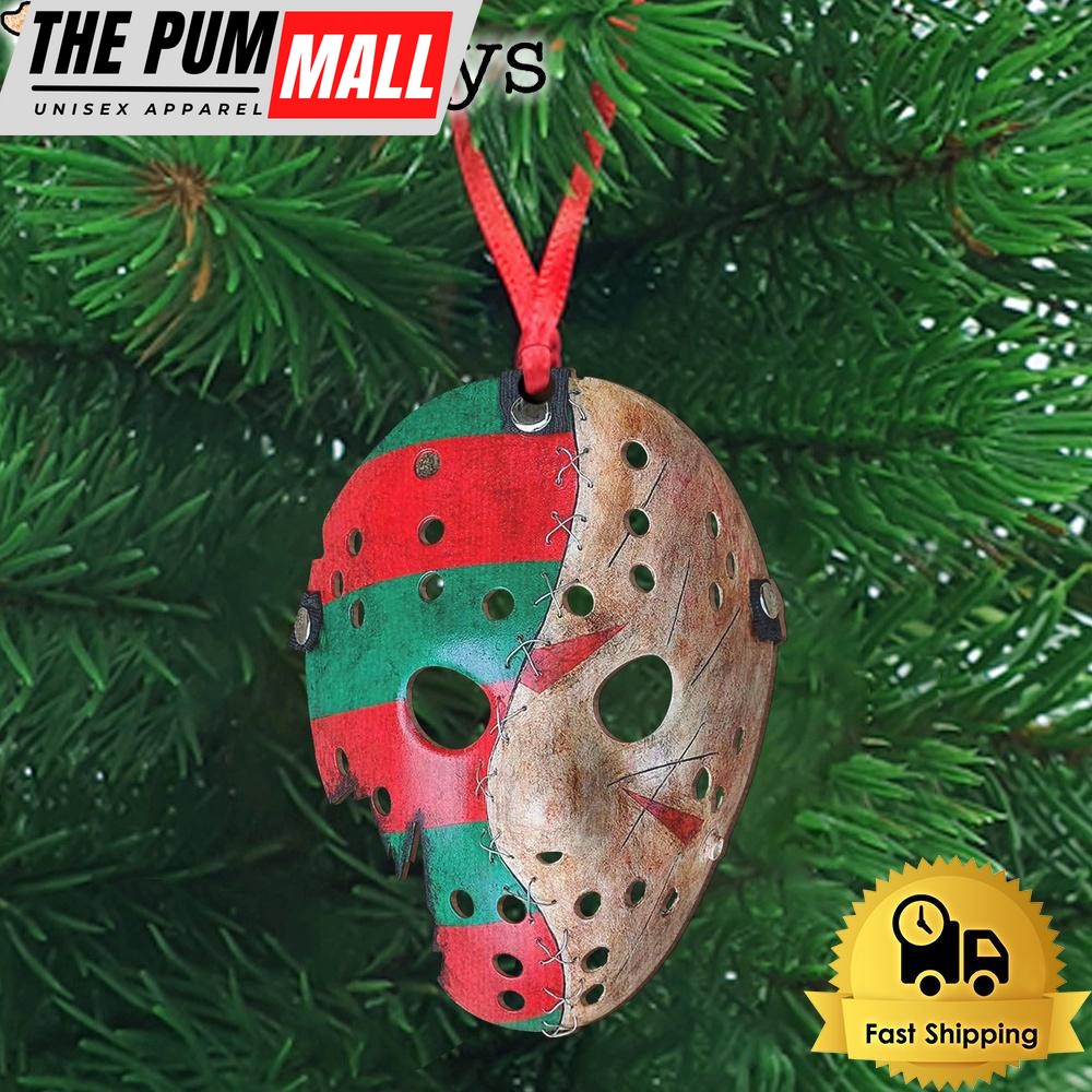 Jason Voorhees Mask Wooden Ornament 04 Limited Edition