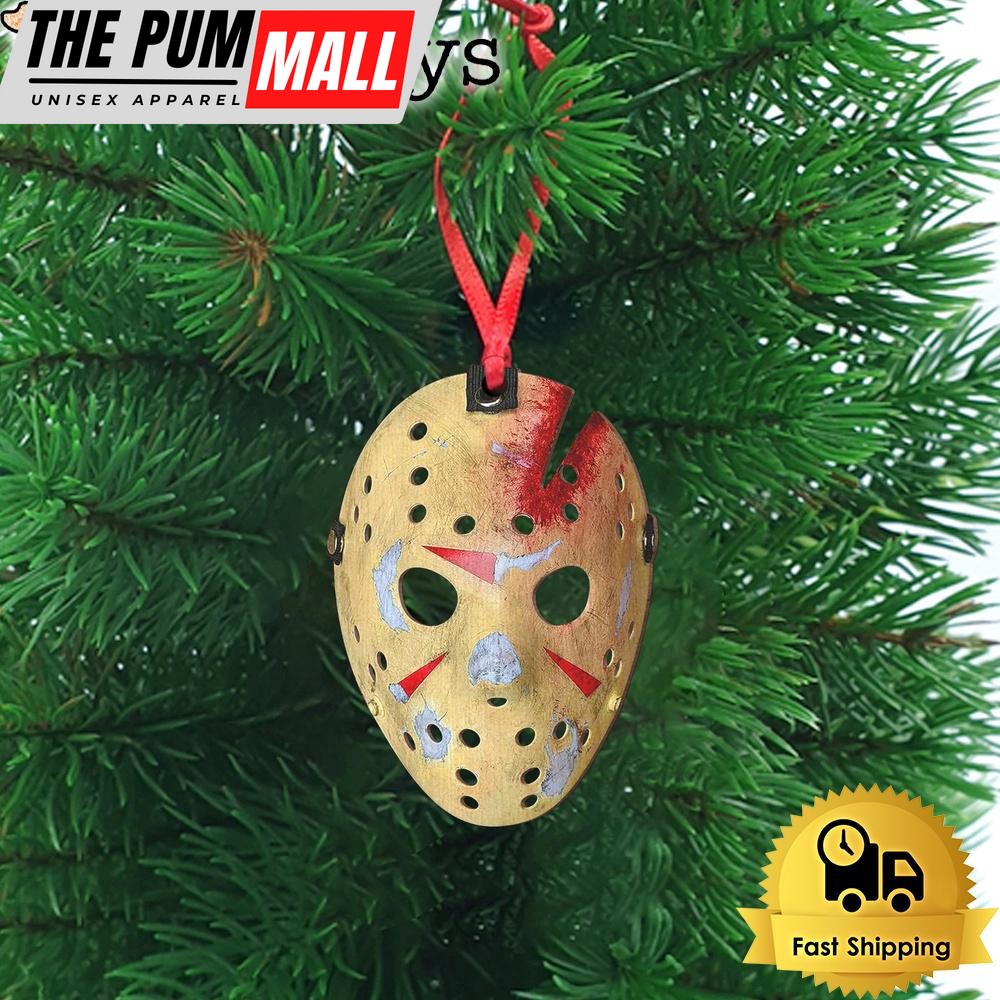 Jason Voorhees Mask Wooden Ornament 05 Limited Edition