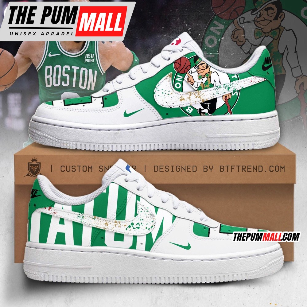 Jayson Tatum Boston Celtics Air Force 1 Shoes Sneaker