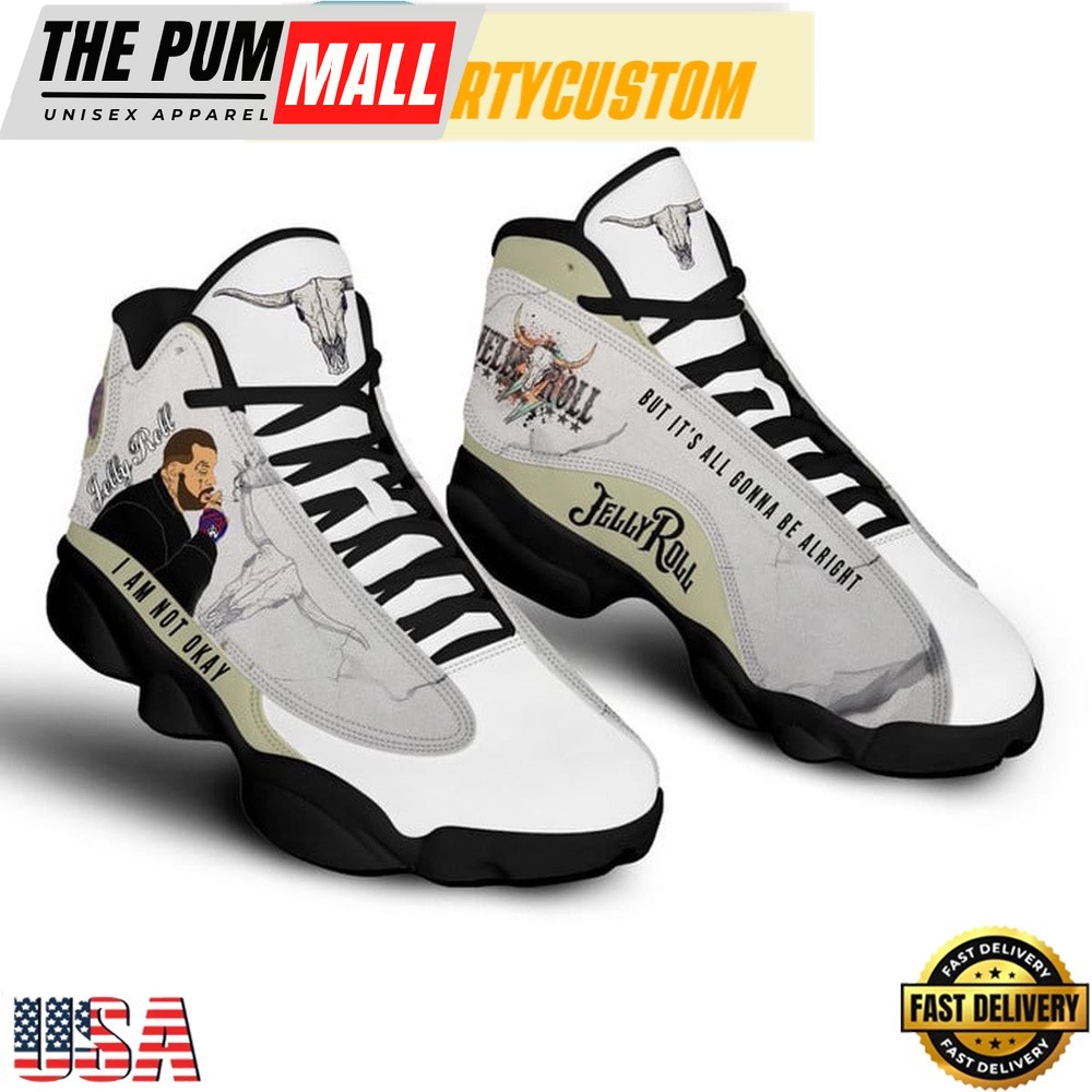 jelly-roll-i-am-not-okay-but-its-all-gonna-be-alright-air-force-13-shoes-runnin-ok53algo Jelly Roll I Am Not Okay But It’s All Gonna Be Alright Air Force 13 Shoes Running Sneakers For Womens