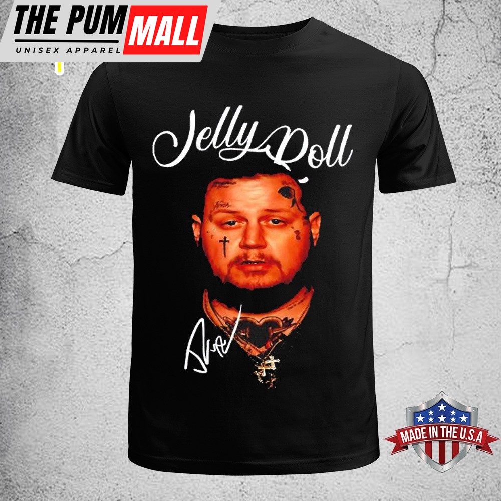 Jelly Roll Tour Music Signature 2025 Unisex T-Shirt