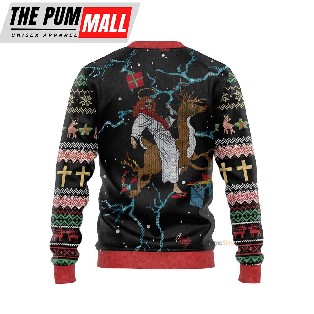 jesus-and-horses-christmas-ugly-sweater-ugly-christmas-sweater-for-men-and-wome-lx544ypj Jesus And Horses Christmas Ugly Sweater, Ugly Christmas Sweater For Men And Women