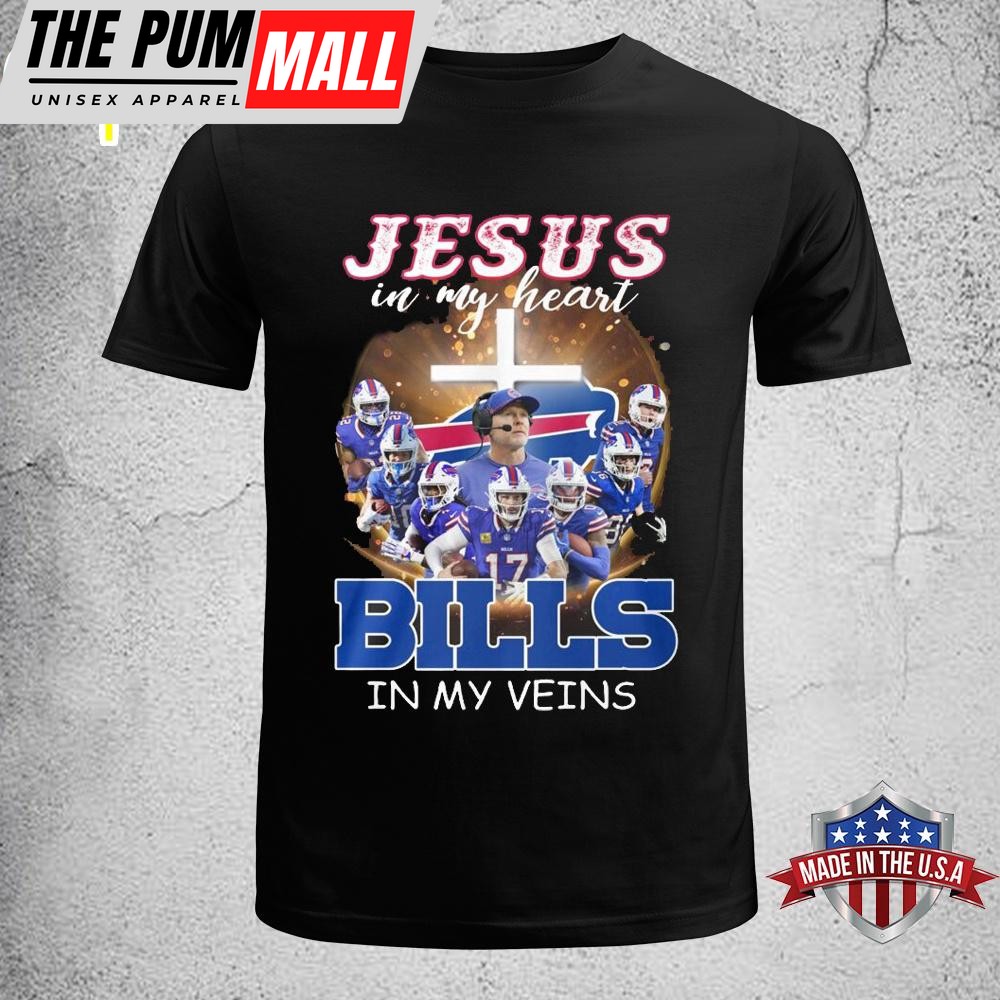 Jesus Is My Heart Bills In My Veins Unisex T-Shirt