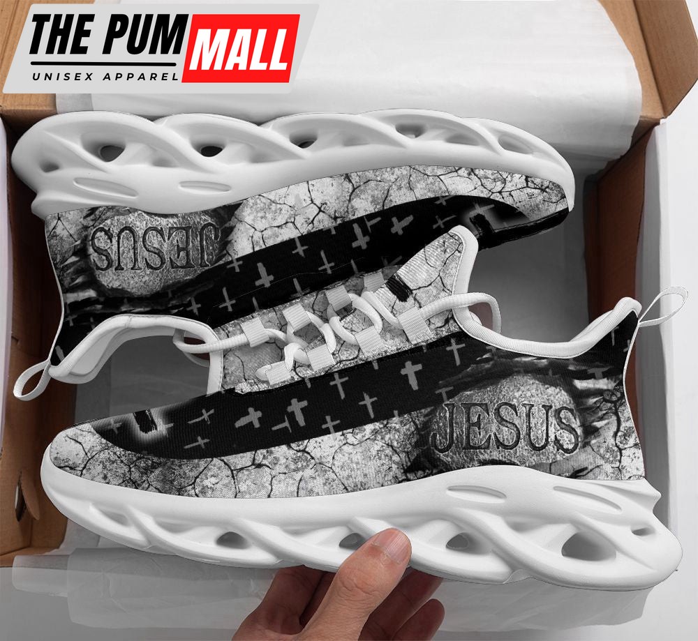 Jesus Running Sneakers Black 3 Max Soul Shoes For Men And Women