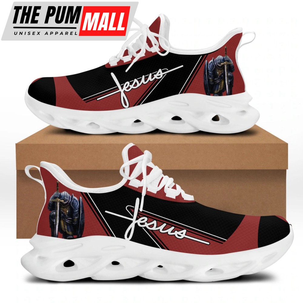 Jesus Running Sneakers Red Max Soul Shoes For Men And Women