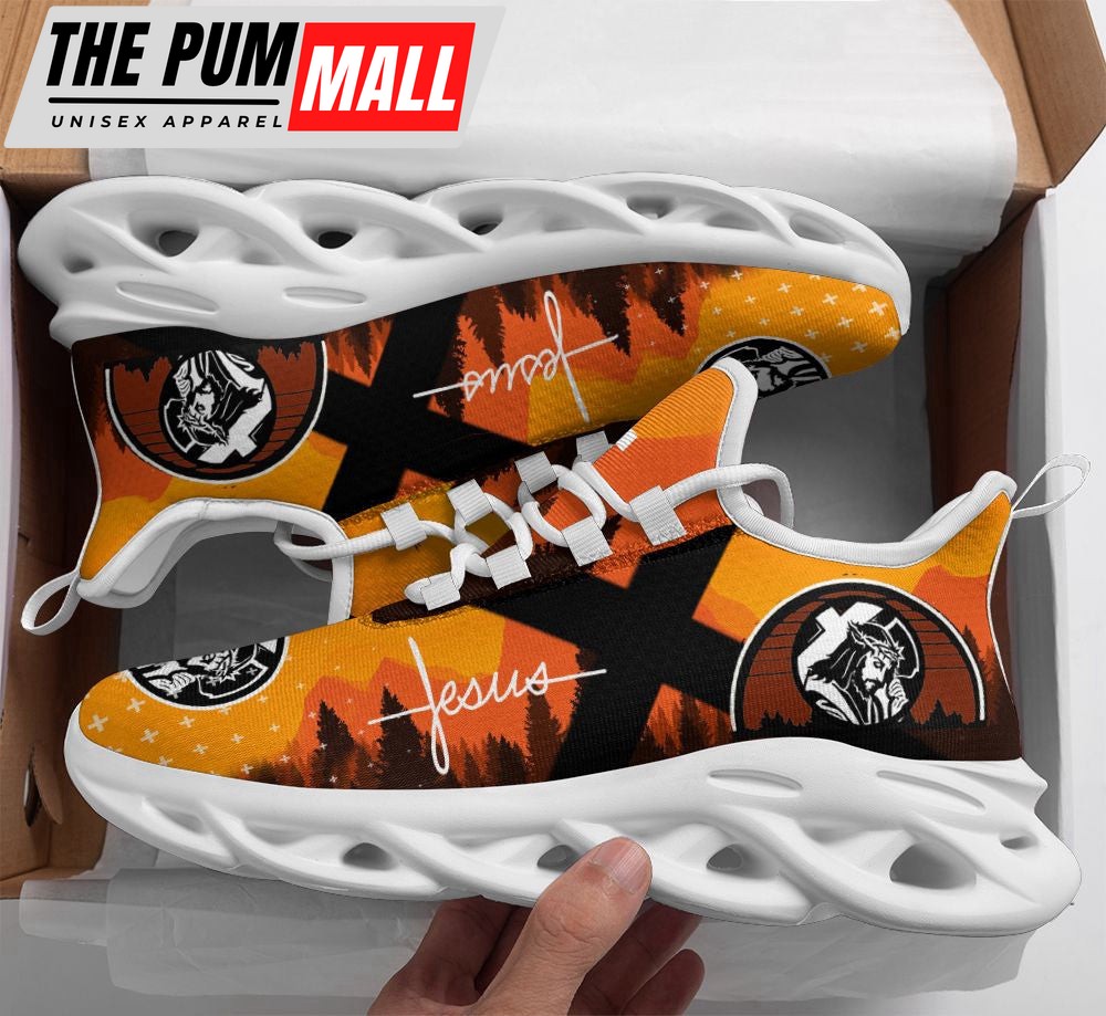 Jesus Running Sneakers Yellow Max Soul Shoes – Christian Shoes For Men And Women