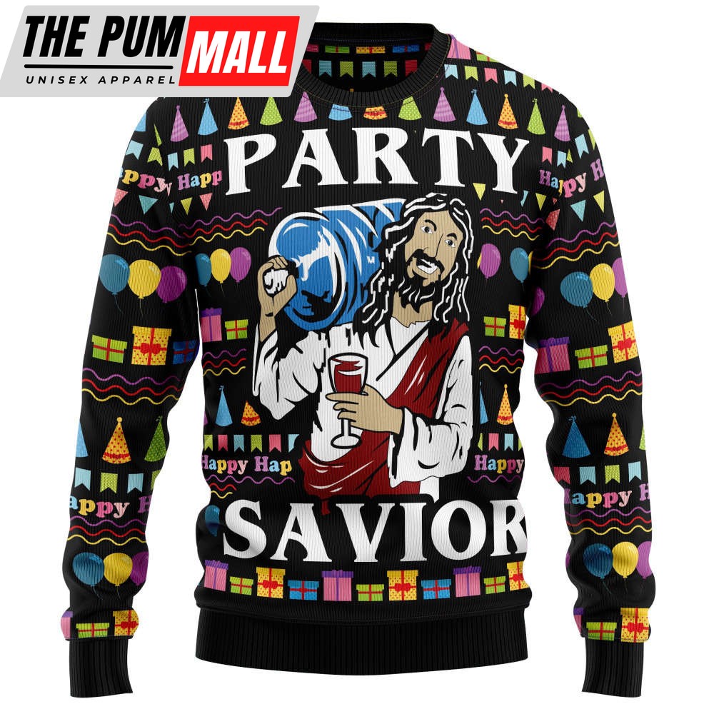Jesus s Party HZ101616 Ugly Christmas Sweater -Best Gift For Christmas