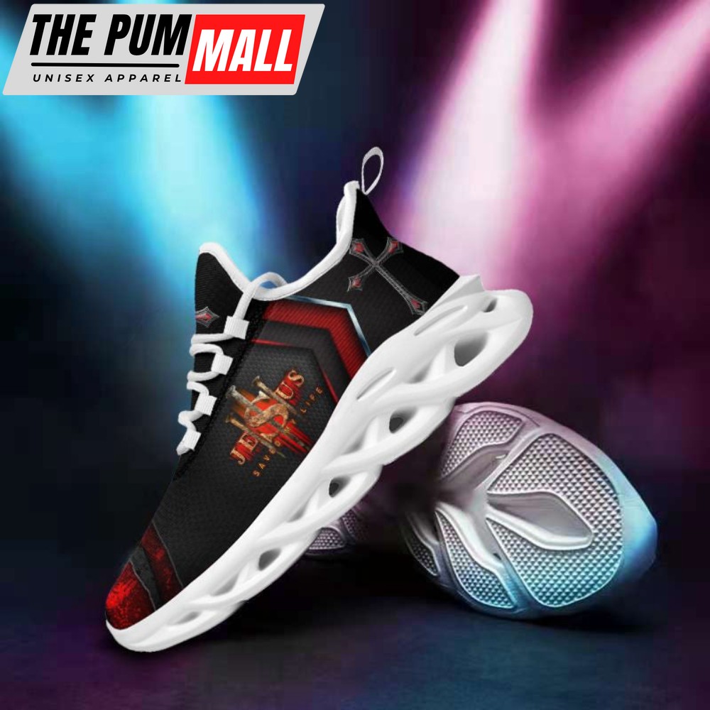 jesus-saved-my-life-running-sneakers-black-red-max-soul-shoes-for-men-and-women-8ozf6bv3 Jesus Saved My Life Running Sneakers Black Red Max Soul Shoes For Men And Women