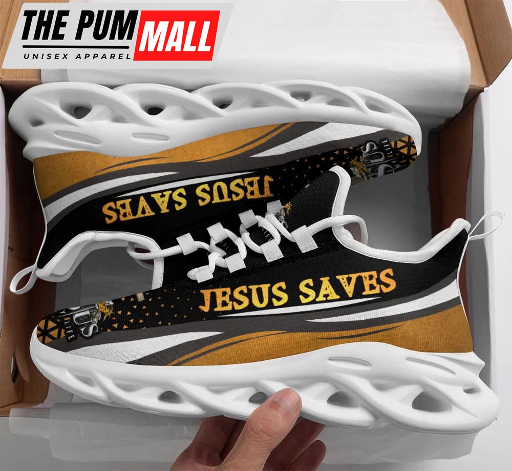 Jesus Saves Running Sneakers Max Soul Shoes For Men And Women