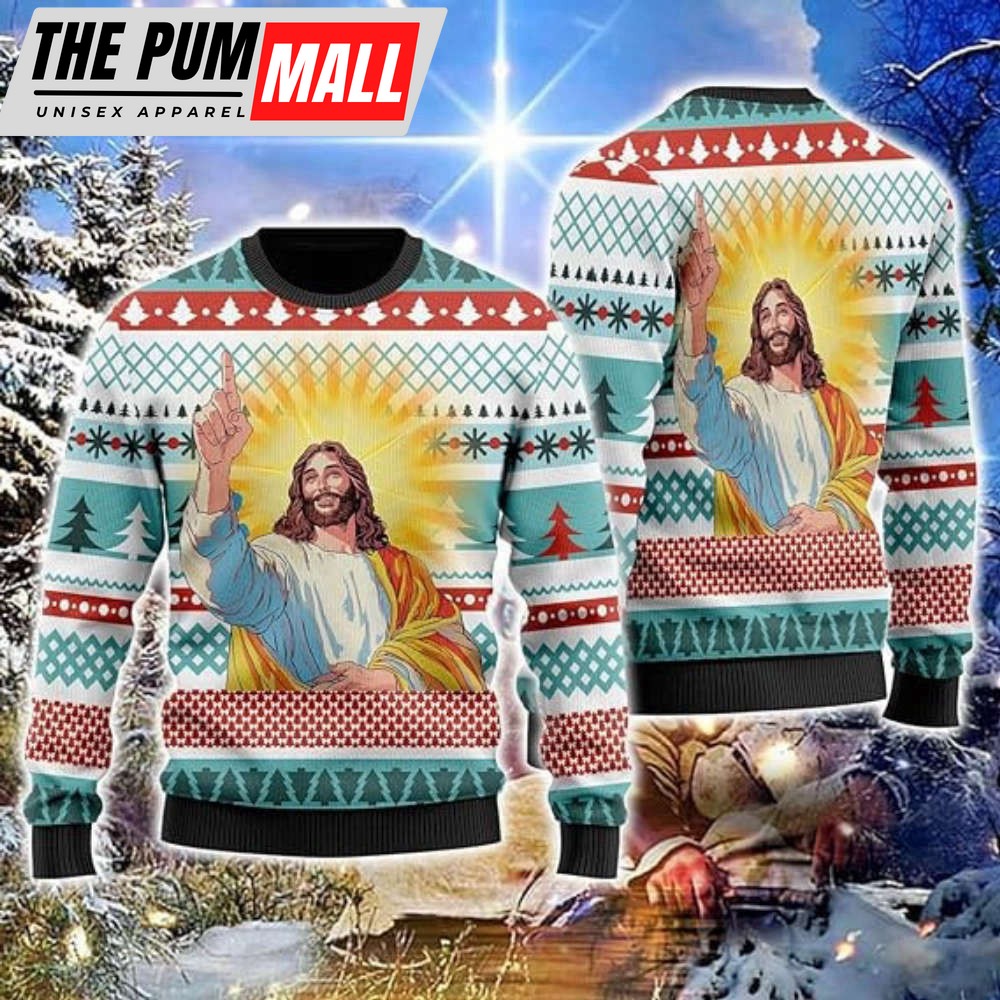 jesus-ugly-christmas-sweater-for-women-christian-mens-funny-ugly-sweater-crew-n-c22acw70 Jesus Ugly Christmas Sweater For Women, Christian Mens Funny Ugly Sweater Crew Neck Sweatshirt
