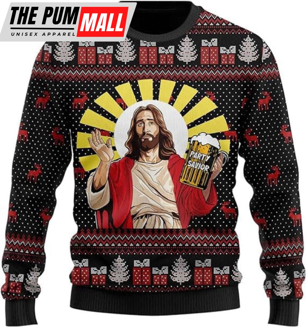 Jesus Ugly Christmas Sweater For Women, Christian Ugly Sweater For Christmas