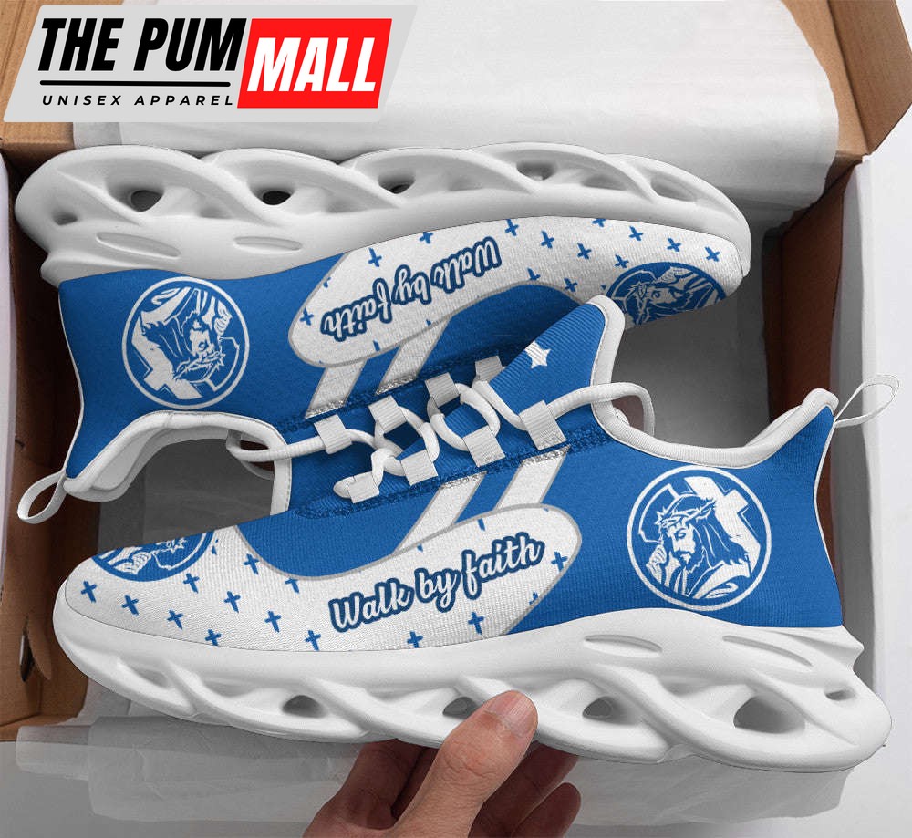 Jesus Walk By Faith Running Sneakers 3 Max Soul Shoes For Men And Women