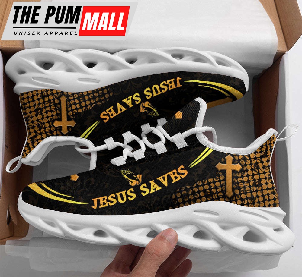 Jesus White Black Saves Running Sneakers Max Soul Shoes For Men And Women
