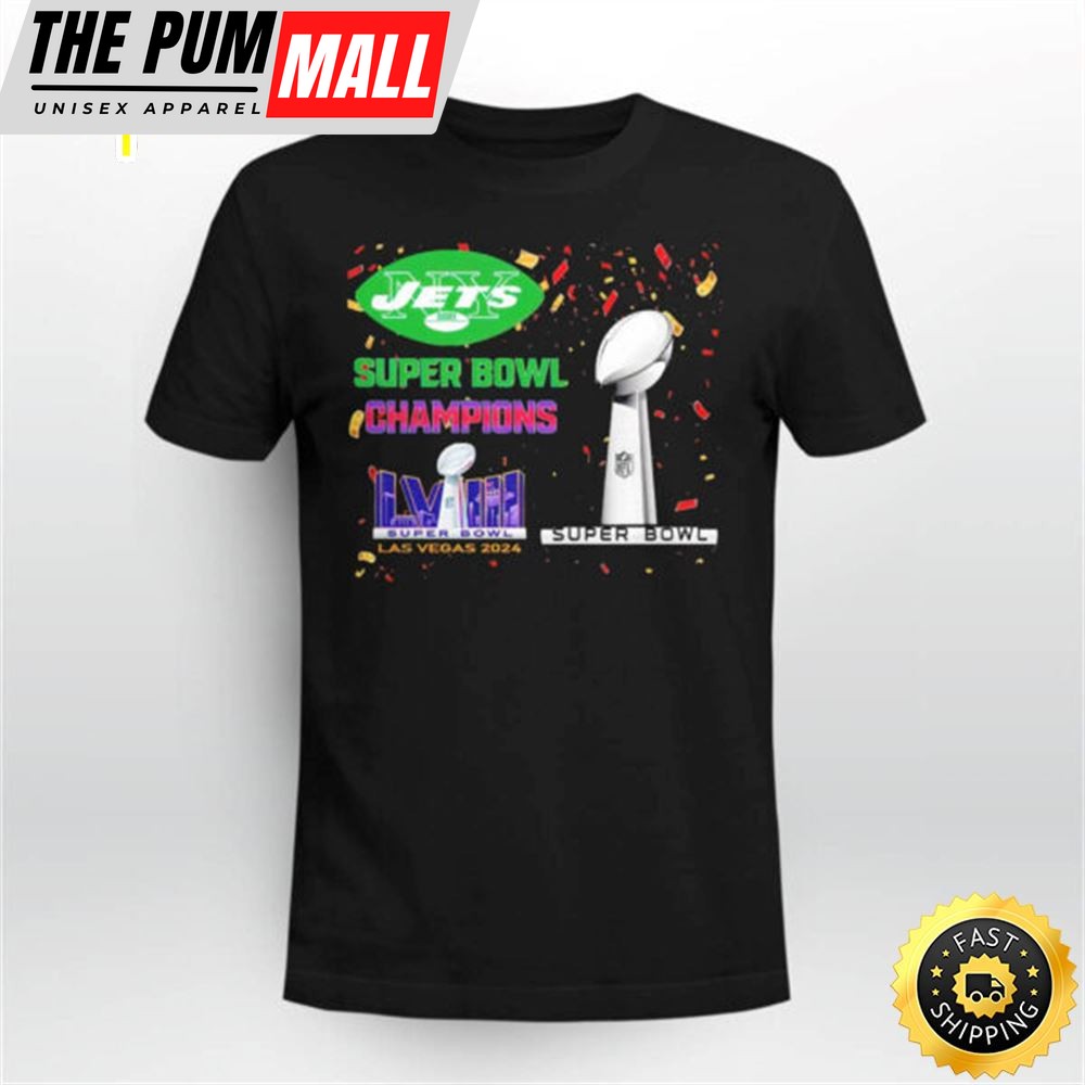 Jets Super Bowl Champions Lviii Las Vegas 2025 Shirt