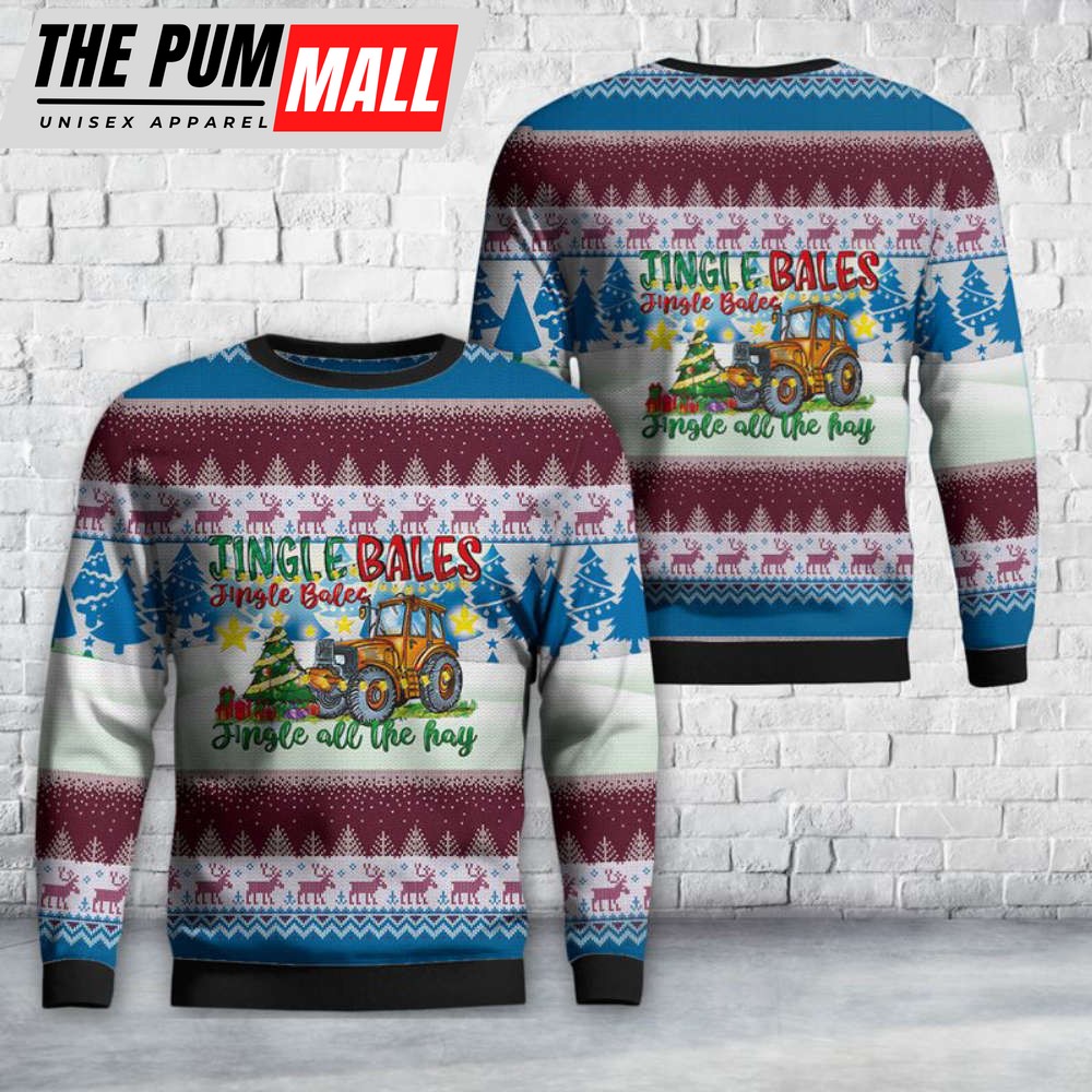 Jingle Bales Jingle Bales Jingle All The Hay Christmas Sweater Gift For Christmas