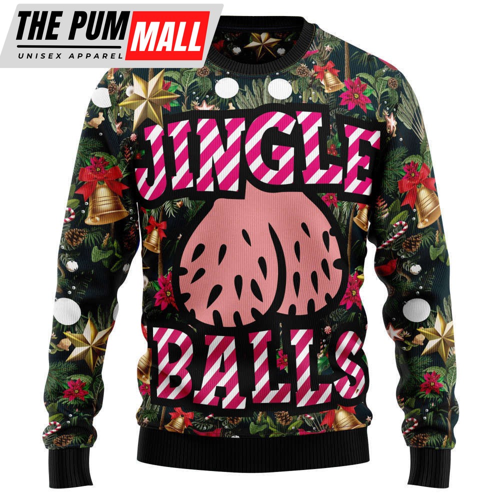 Jingle Balls HZ92503 Ugly Christmas Sweater – Noel Malalan Signature