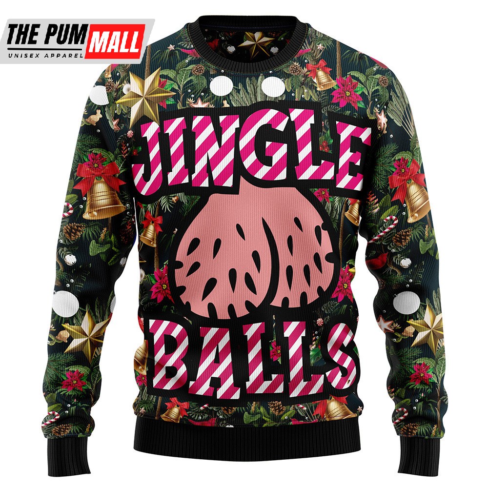 Jingle Balls Ugly Christmas Sweater Christmas Sweater For Men Women
