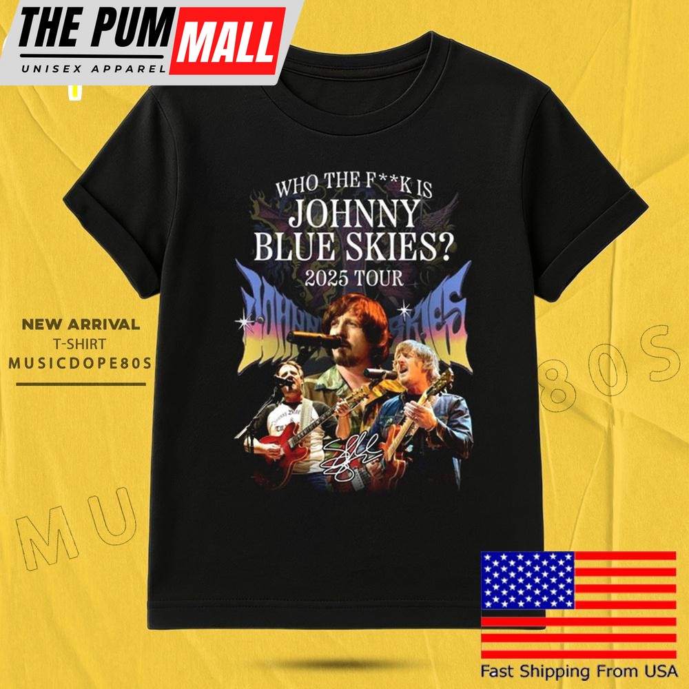 Johnny Blue Skies Tour 2025 T Shirt