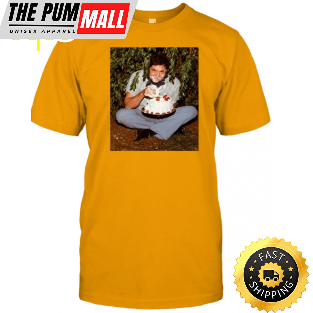 Johnny Cash Eating Cake T-shirt