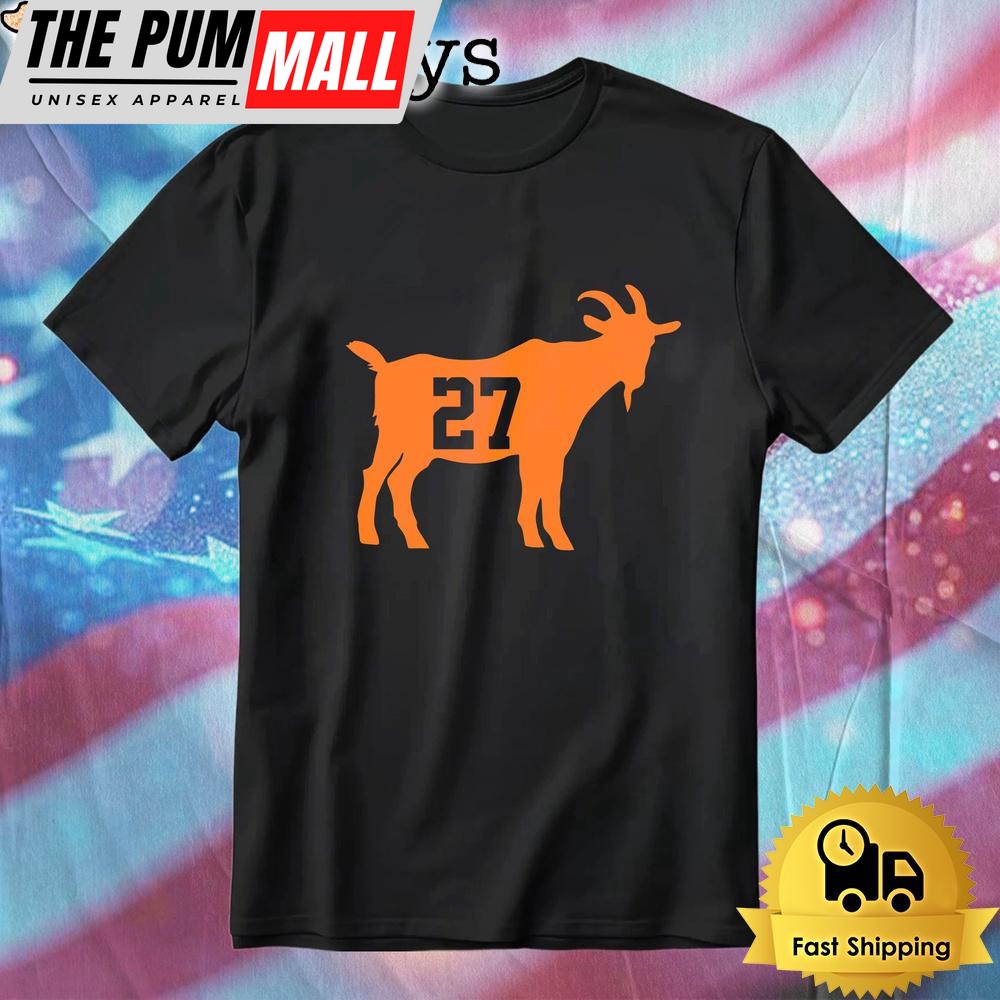 Jose Altuve Goat Number 27 Baseball T-Shirt