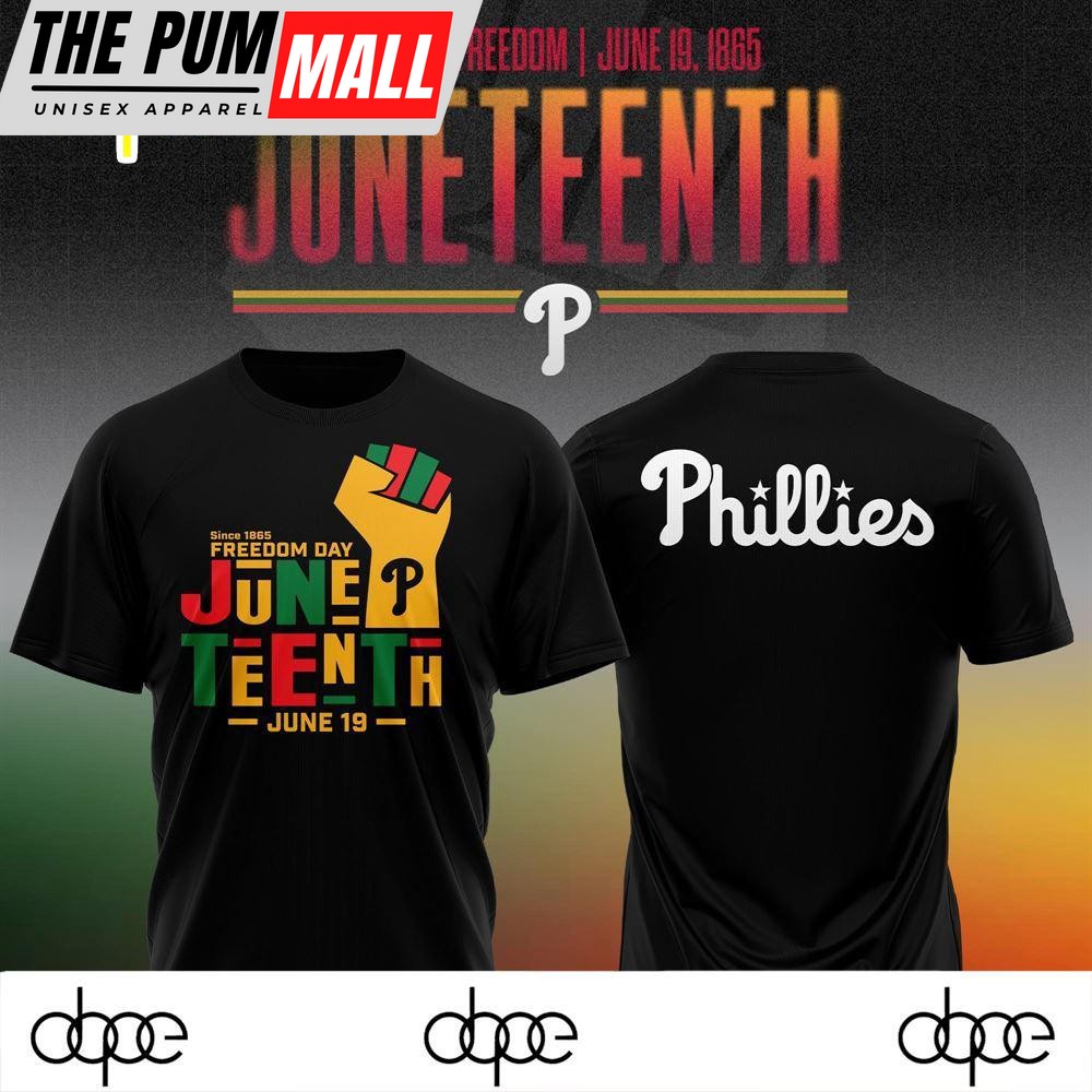 Juneteenth Philadelphia Phillies 2024 Shirt