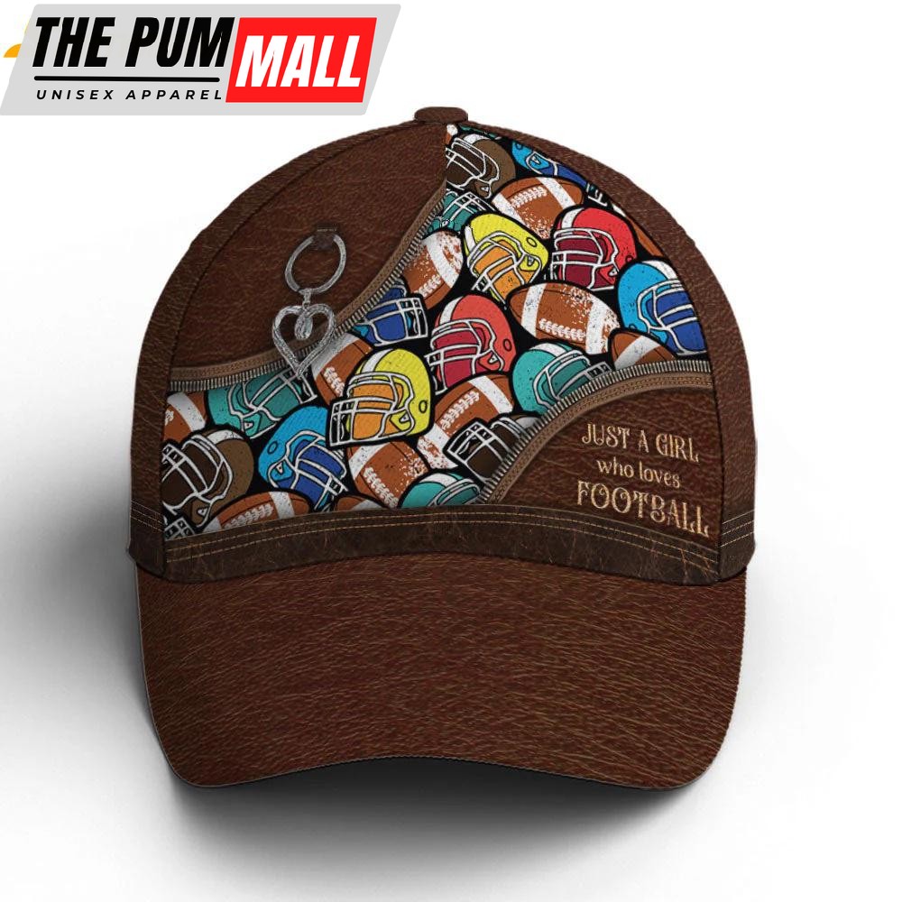 Just A Girl Who Loves Football Classic Baseball Cap